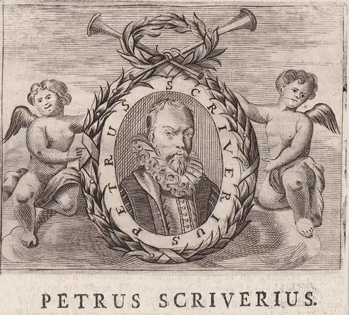 Petrus Scriverius. // Petrus Scriverius (1576-1660) Dutch writer Holland Belgium Haarlem Leiden Portrait