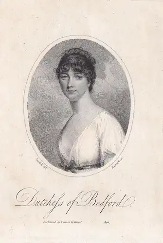 Dutchess of Beford - Georgiana Russell Duchess of Bedford (1781-1853) Portrait