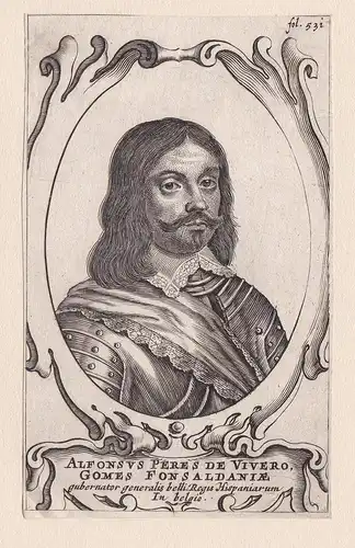 Alfonsus Peres de Vivero Gomes Fonsaldaniae. - Alfonso Perez de Vivero y Menchaca  Count of Fuensaldana (1603-