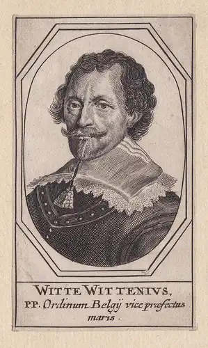 Witte Wittenius - Witte de With (1599-1572) Admiral Holland Dutch Nederland Portrait