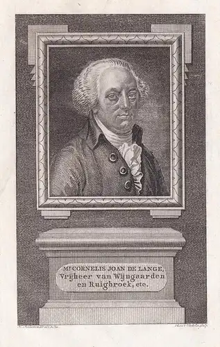 Mr. Cornelis Joan de Lange, Vrijheer van Wijngaarden en Ruigbroek, etc. - Cornelis Johan de Lange (1752-1820)