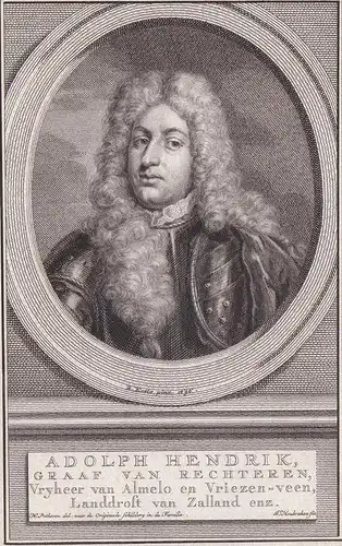 Adolph Hendrik, Graaf van Rechteren... - Adolf Hendrik van Rechteren (1656-1731) Almelo Portrait