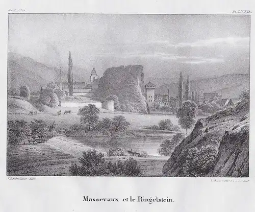 Massevaux et le Ringelstein. // Masevaux Masmünster Elsass Alsace Ansicht view