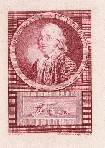 De Generaal van Rijssen - Albert van Ryssel (1726-1805) General Naarden Fontenoy Utrecht Portrait