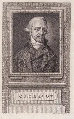 G. J. G. Bacot. // Gerard Jacob George Bacot (1743-1822) Groningen Batavian Republik Portrait