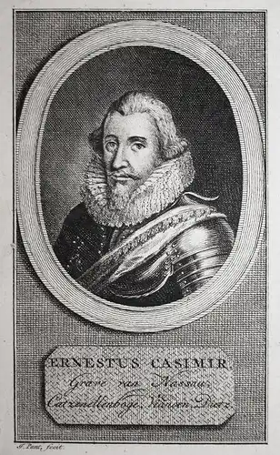 Ernestus Casimir - Ernst Casimir v. Nassau-Dietz Graf Friesland Groningen Drenthe (1573-1632) Portrait