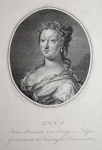 Anna. Prinses Douariere van Oranje en Nassau... - Anna v. Großbritannien, Irland u. Hannover, Oranien Nassau (