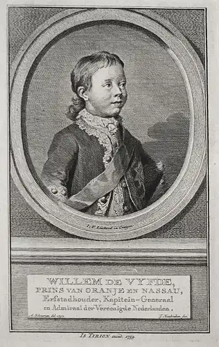 Willem de Vyfde - Wilhelm V. von Oranien (1748-1806) Nassau Niederlande Netherlands Holland Portrait