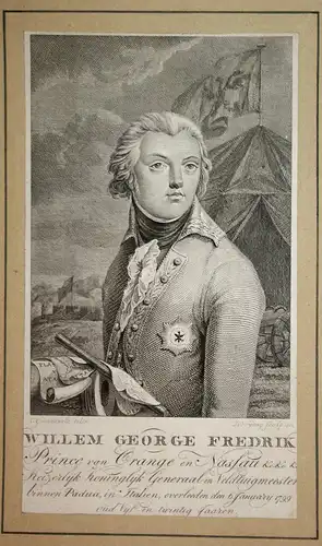 Willem George Fredrik - Wilhelm Georg Friedrich v. Oranien-Nassau (1774-1799) Portrait