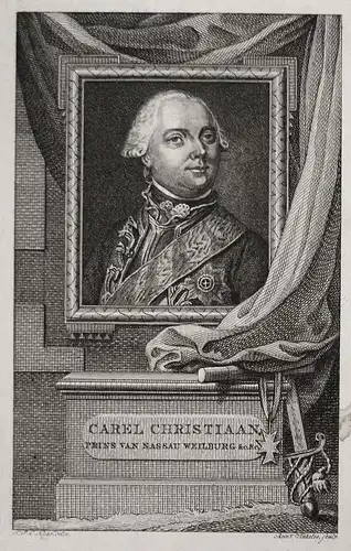 Carel Christiaan - Karl Christian Fürst von Nassau Weilburg (1735-1788) Niederlande Netherlands Holland Portra