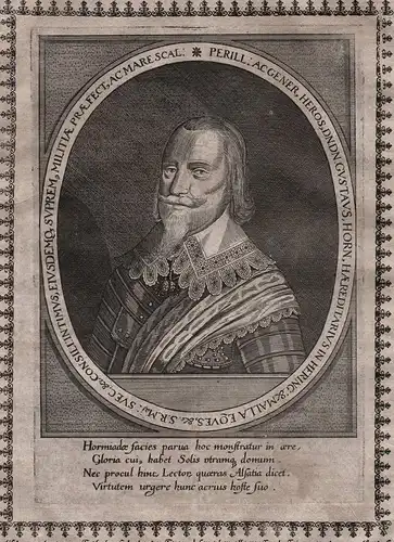 Perill: Ac Gener, Dn. Dn. Gustavus, Horn... -  Gustaf Gustav Karlsson Horn Björneborg Portrait