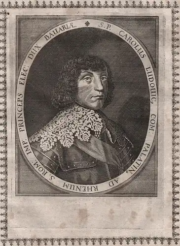 S. P. Carolus Ludouic Com. Palatin... - Karl I. Ludwig Pfalzgraf bei Rhein (1617-1680) Portrait