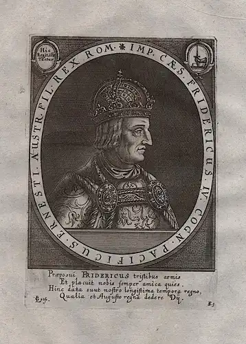 Imp. Caes. Fridericus IV.... - Friedrich IV. (1415-1493) Tirol Österreich Portrait