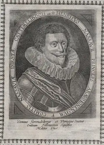 Henricus Nassau II. Princeps ... - Frederik Hendrik van Oranje / Friedrich Heinrich von Oranien (1584-1647) St