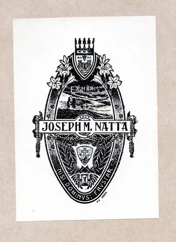 Exlibris für Joseph M. Natta
