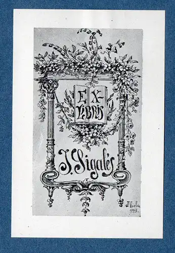 Exlibris für I. Sigales