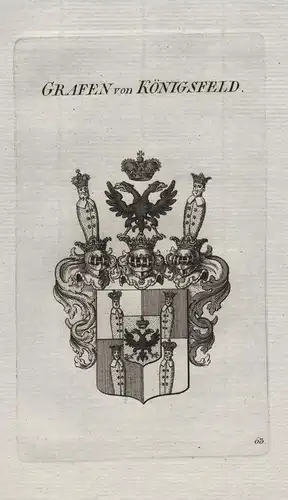 Grafen von Königsfeld - Wappen coat of arms