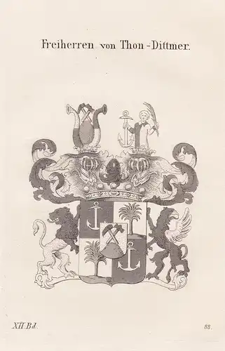 Freiherren von Thon Dittmer - Wappen coat of arms
