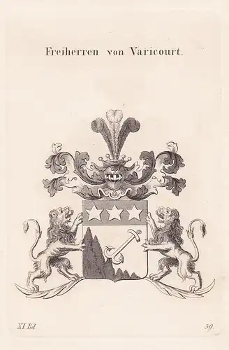 Freiherren von Varicourt - Wappen coat of arms