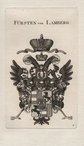 Fürsten von Lamberg - Wappen coat of arms