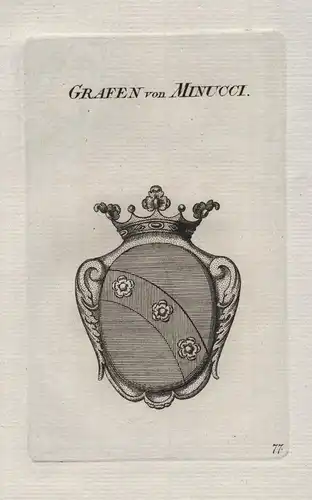 Grafen von Minucci - Wappen coat of arms