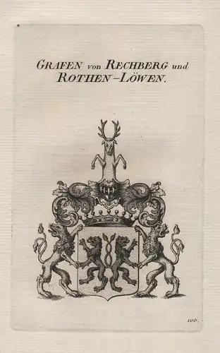 Grafen von Rechberg und Rothen Löwen - Wappen coat of arms