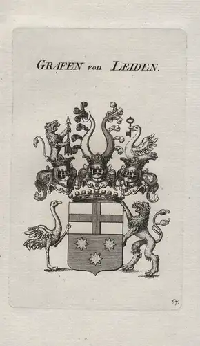 Grafen von Leiden - Wappen coat of arms