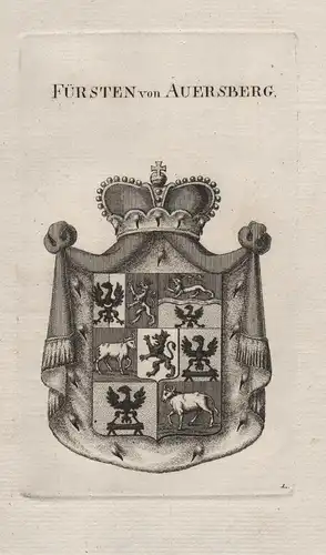 Fürsten von Auersberg - Wappen coat of arms