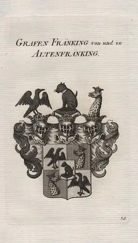 Grafen Fränking von und zu Altenfränking - Wappen coat of arms