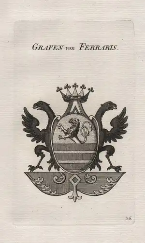 Grafen von Ferraris - Wappen coat of arms