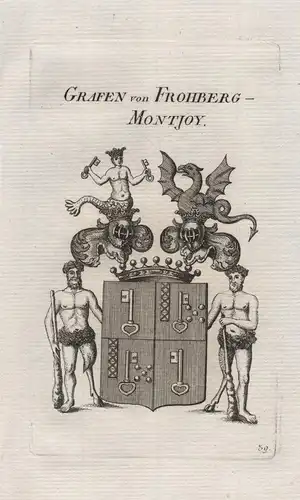Grafen von Frohberg Montjoy - Wappen coat of arms