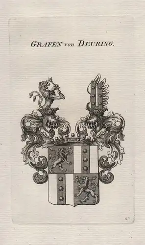 Grafen von Deuring - Wappen coat of arms