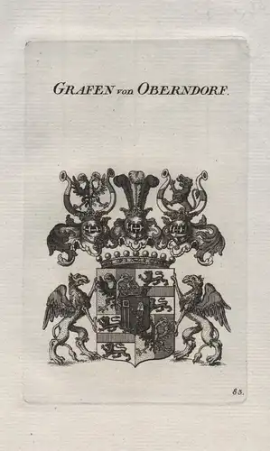 Grafen von Oberndorf - Wappen coat of arms