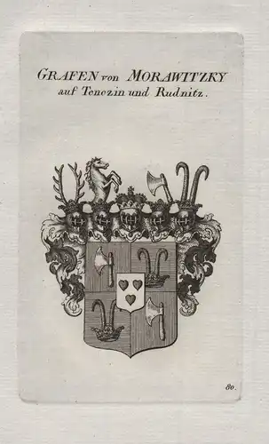 Grafen von Morawitzky auf Tenozin und Rudnitz - Wappen coat of arms