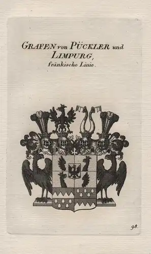 Grafen von Pückler und Limpurg - Wappen coat of arms