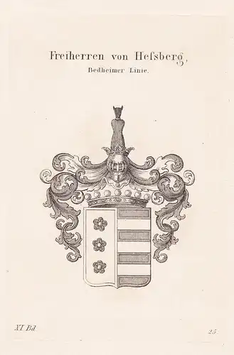 Freiherren von Hefsberg - Wappen coat of arms