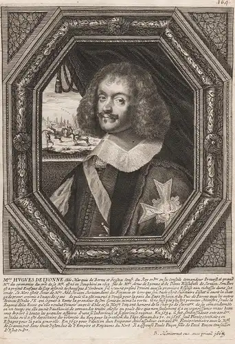 M.ire Hugues de Lyonne.... - Hugues de Lionne (1611-1671) Fresnes Berny diplomat ministre Grenoble Paris Portr