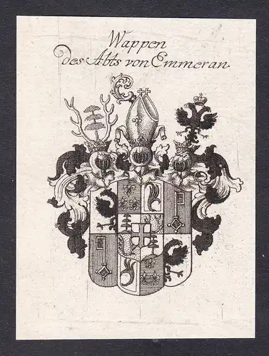 Wappen des Abts von Emmeran - Regensburg Wappen coat of arms