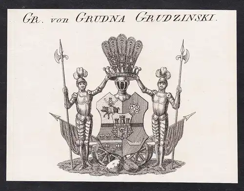Gr. von Grudna Grudzinski - Wappen coat of arms