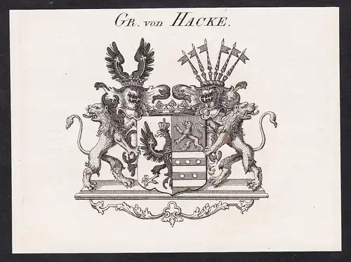 Gr. von Hacke - Wappen coat of arms