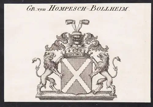 Gr. von Hompesch Bollheim - Wappen coat of arms