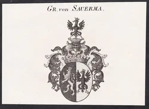 Gr. von Sauerma - Wappen coat of arms