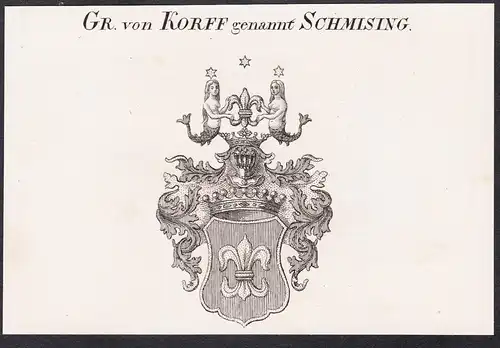 Gr. von Korff genannt Schmising - Wappen coat of arms