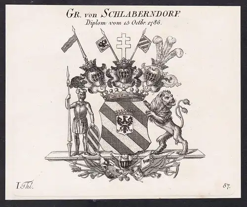 Gr. von Schlaberndorf - Wappen coat of arms