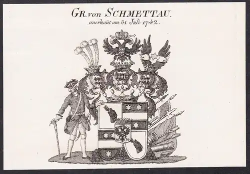 Gr. von Schmettau - Wappen coat of arms