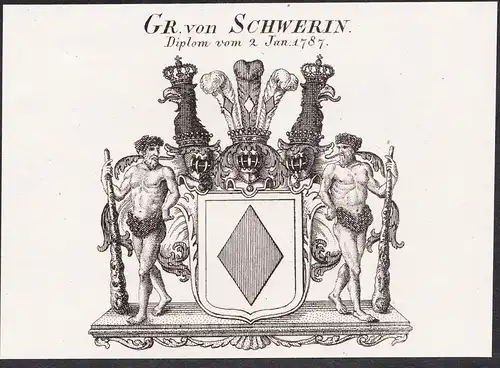 Gr. von Schwerin - Wappen coat of arms