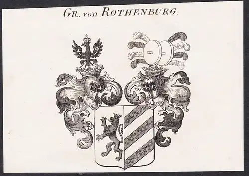 Gr. von Rothenburg - Wappen coat of arms