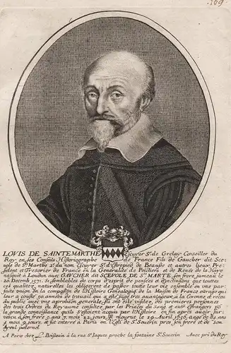 Louis de Sainte Marthe Escuyer Sr. de Grelay... - Louis de Sainte-Marthe (1571-1659) Loudon Humanist Poitiers