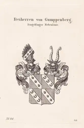 Freiherren von Gumppenberg - Wappen coat of arms