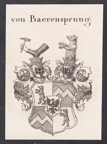 von Baerensprung - Wappen coat of arms